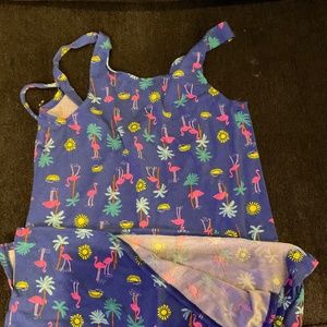 Girls Flamingo Dress 🦩